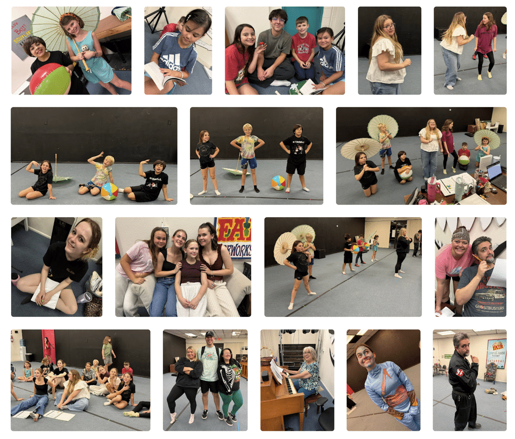 Frozen Rehearsal Collage
